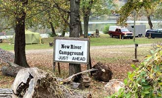 Camping near Tawney Farm: New River Campground, Gauley Bridge, West Virginia