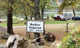 Camping near The Outpost at New River Gourge: New River Campground, Gauley Bridge, West Virginia