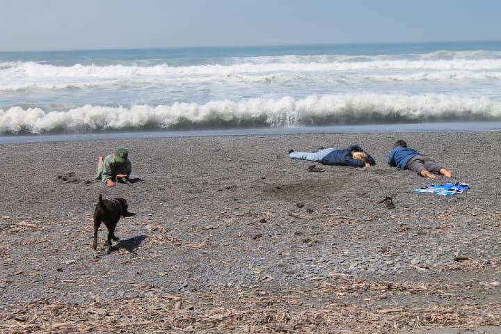Jeannie B.'s photo of camping with pets at Abalone Campground — Sue-meg State Park near Somes Bar, CA