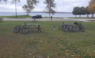 Jeffrey S.'s photo of camping with pets at Magnus Park Campground near Cross Village, MI