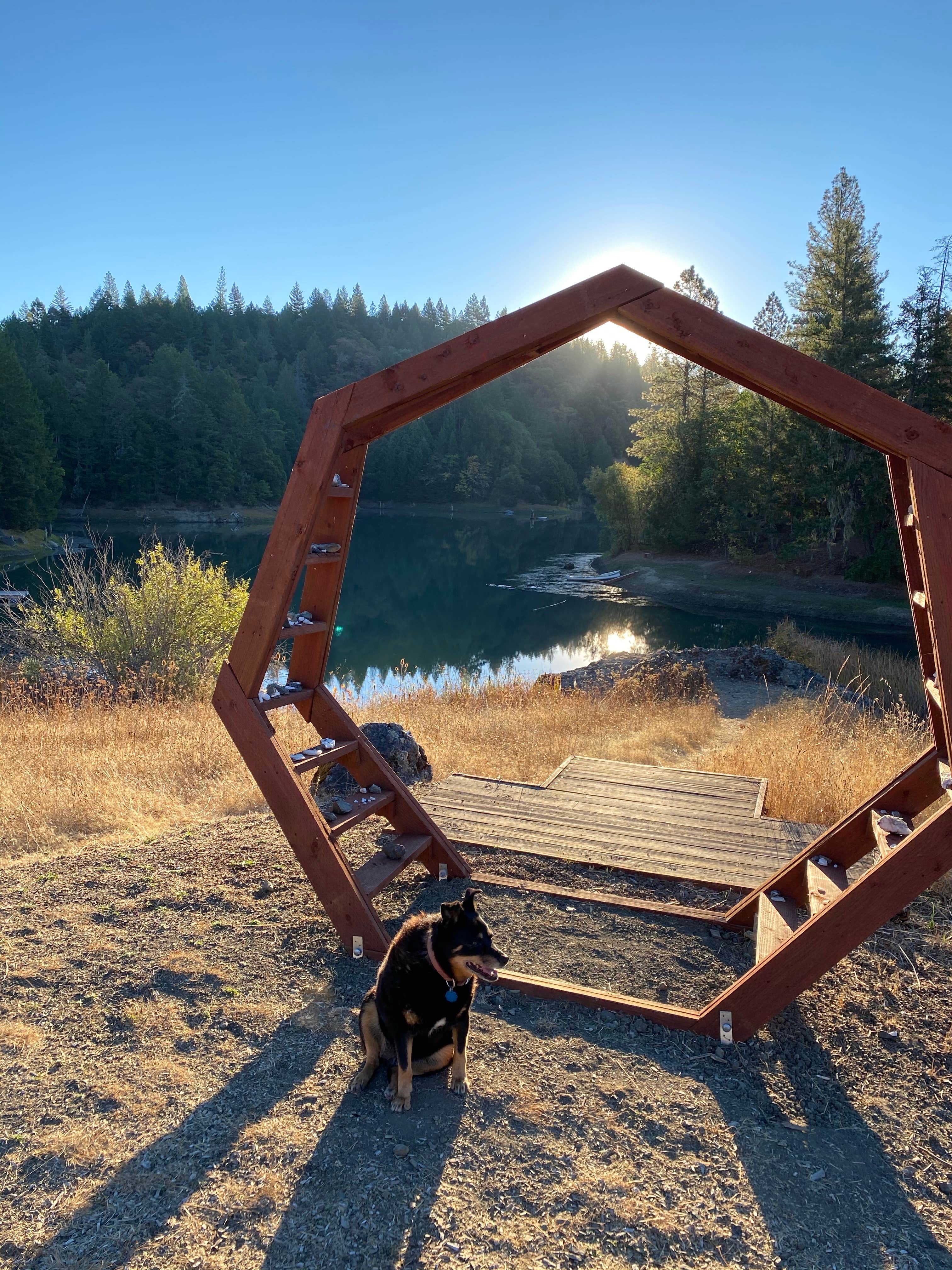 Frederick S.'s photo of camping with pets at Mendocino Magic near Covelo, CA