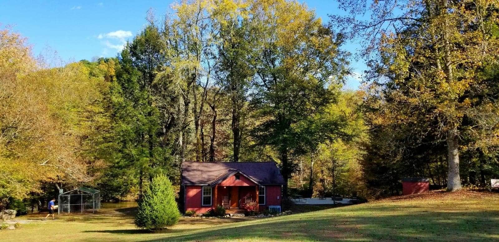 Marlene V.'s photo of glamping accommodations at Greenbrier Campground near Talbott, TN