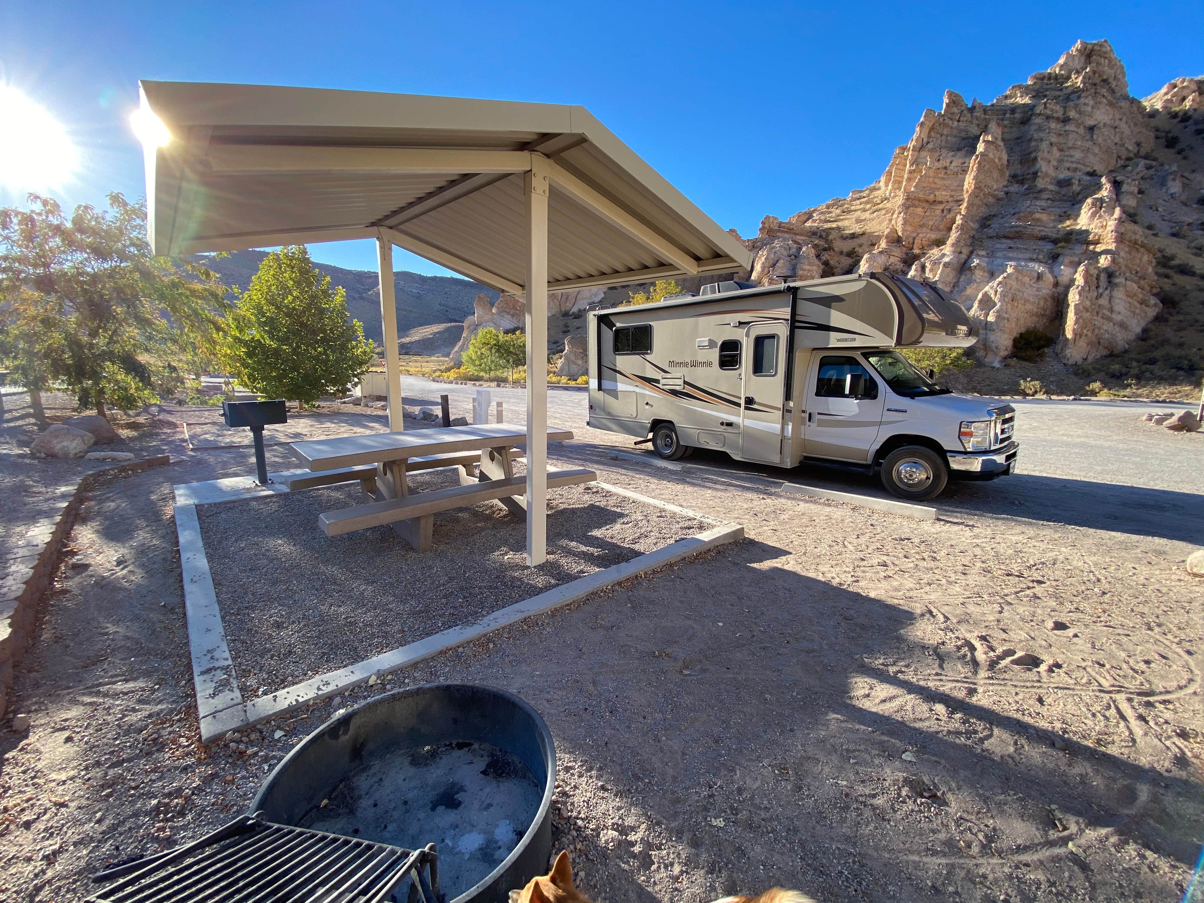 Elaine V.'s photo of rv camping at Kershaw-Ryan State Park near Panaca, NV