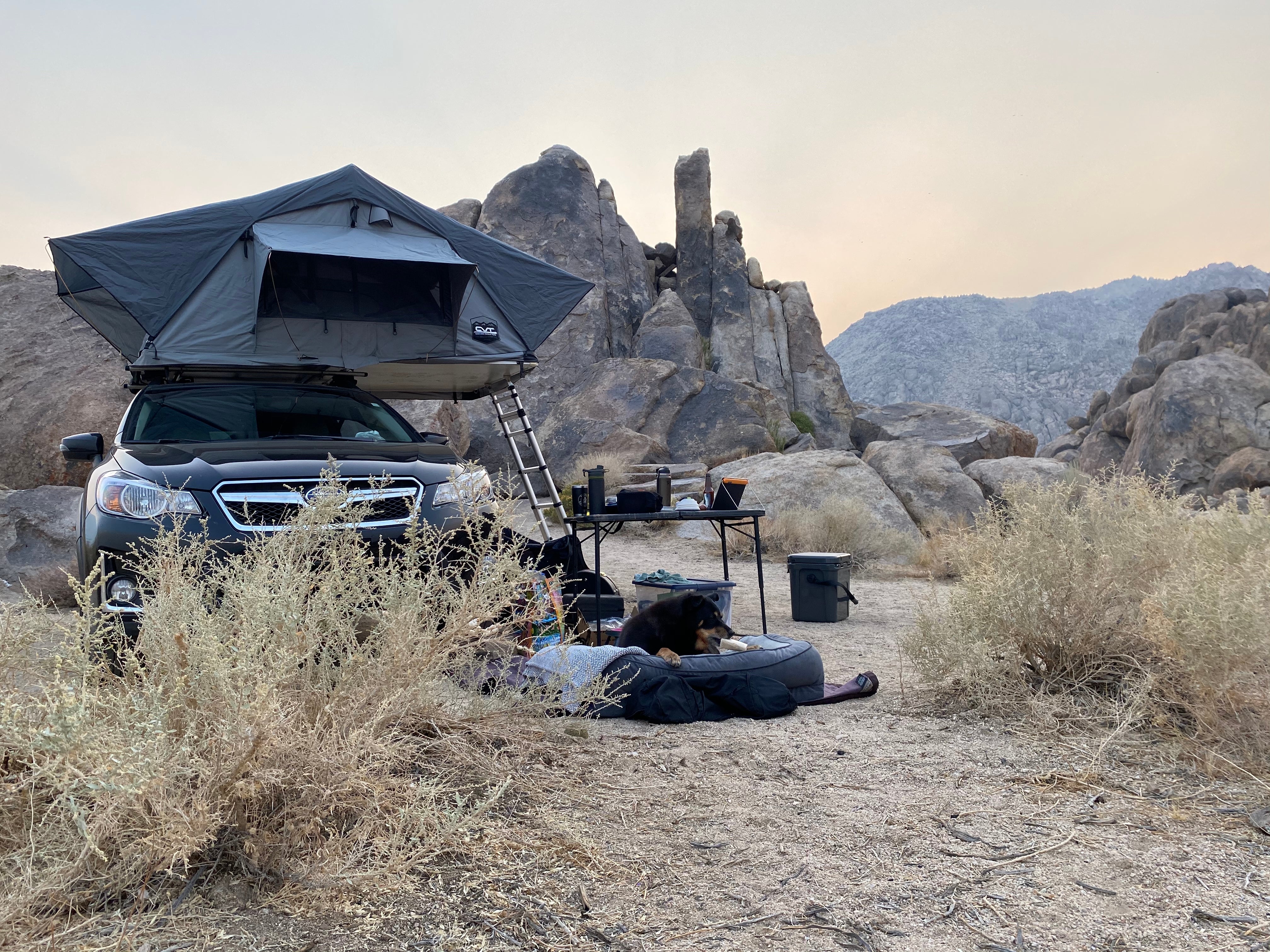 Camper submitted image from Alabama Hills Side Trail Dispersed Campsite - 1