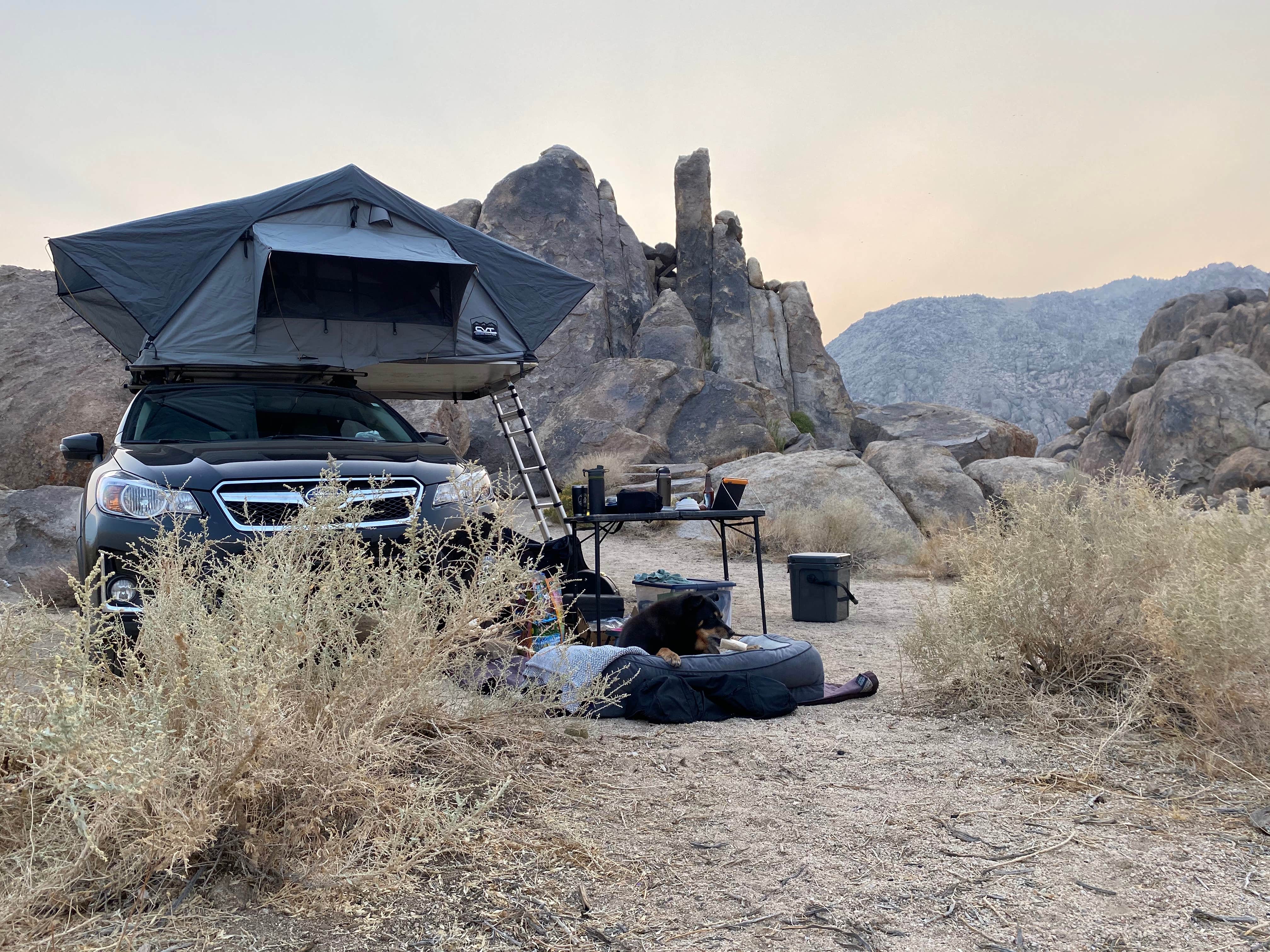 Camper submitted image from Alabama Hills Side Trail Dispersed Campsite - 1