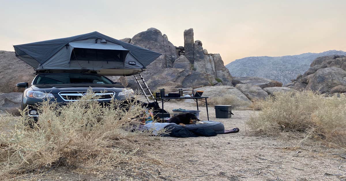 Alabama Hills Side Trail Dispersed Campsite