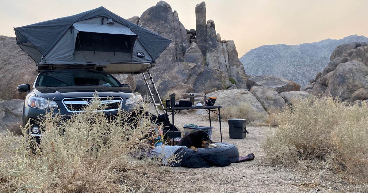 Alabama Hills Side Trail Dispersed Campsite