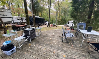 Camping near Lake Lincoln Campground — Lincoln State Park: Sun Outdoors Lake Rudolph, Santa Claus, Indiana