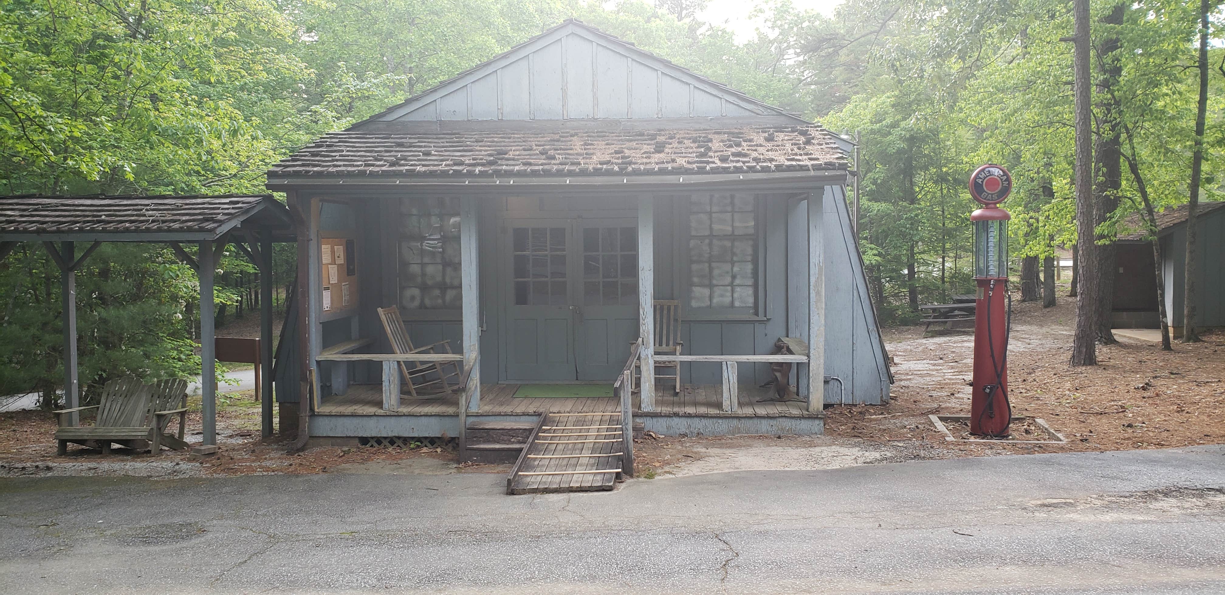 Theresa B.'s photo of glamping accommodations at Oconee State Park Campground near Mountain City, GA