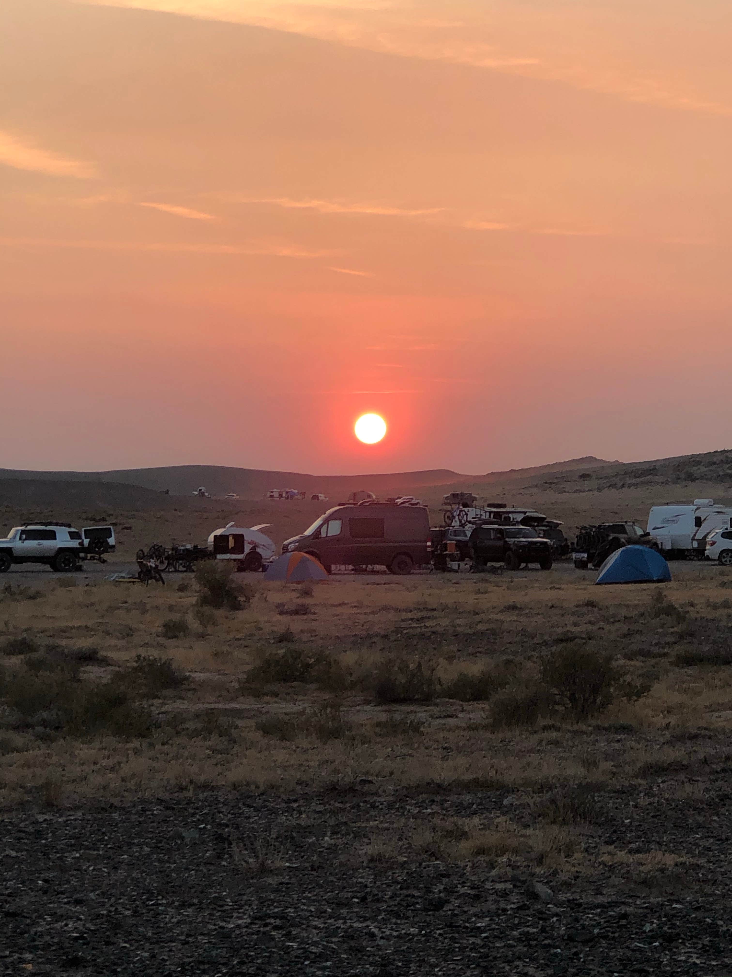 Alex P.'s photo of a dispersed camping area at Dispersed Camping Outside of Moab - Sovereign Lands near Green River, UT