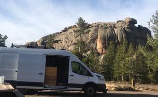 Lisa S.'s photo of rv camping at Vedauwoo Campground near Granite Canon, WY