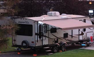Ed E.'s photo of rv camping at McCall RV Resort - Northfolk Lodge near Payette National Forest