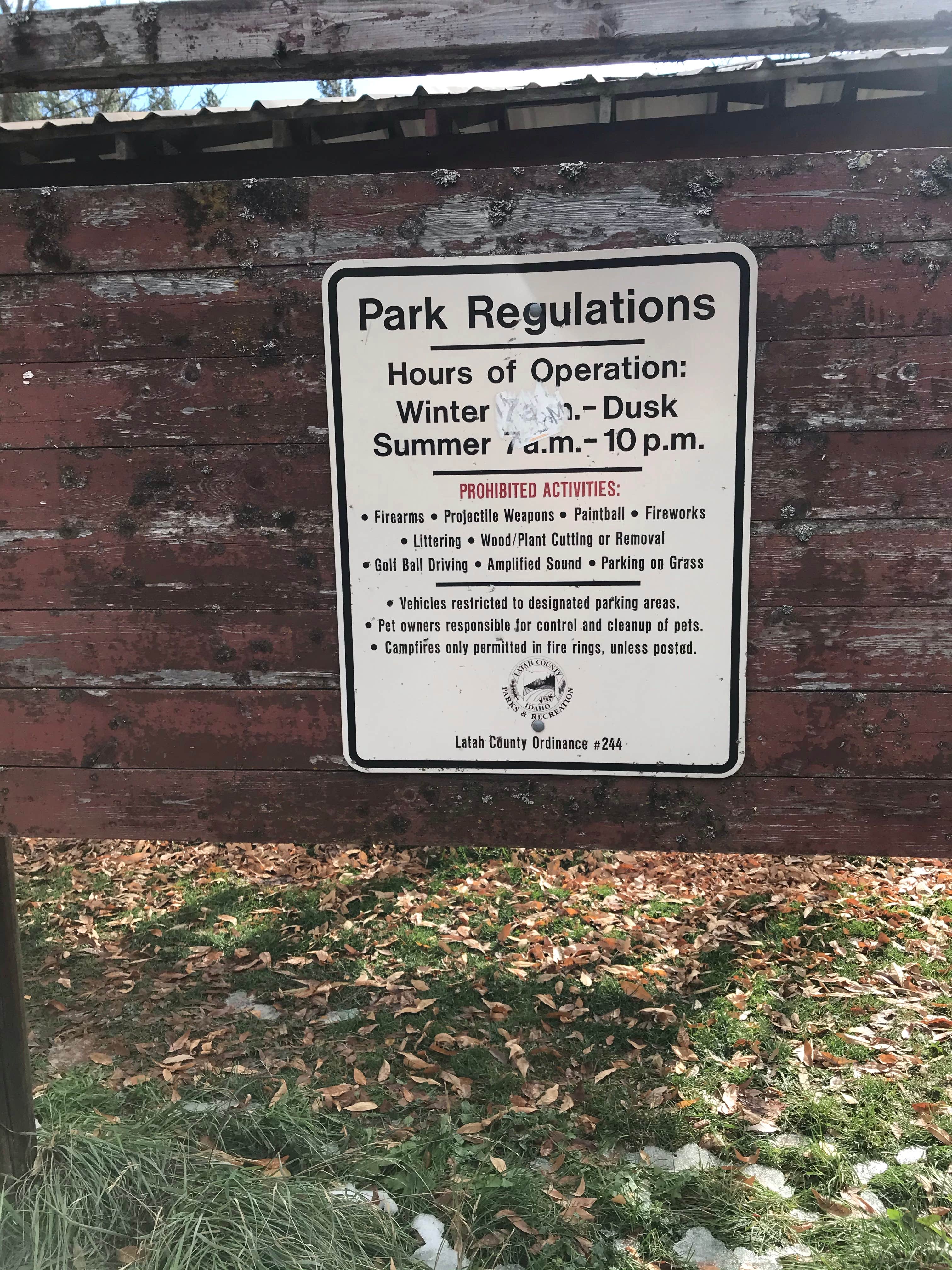 Camper-submitted photo at Robinson County Park near Moscow, ID