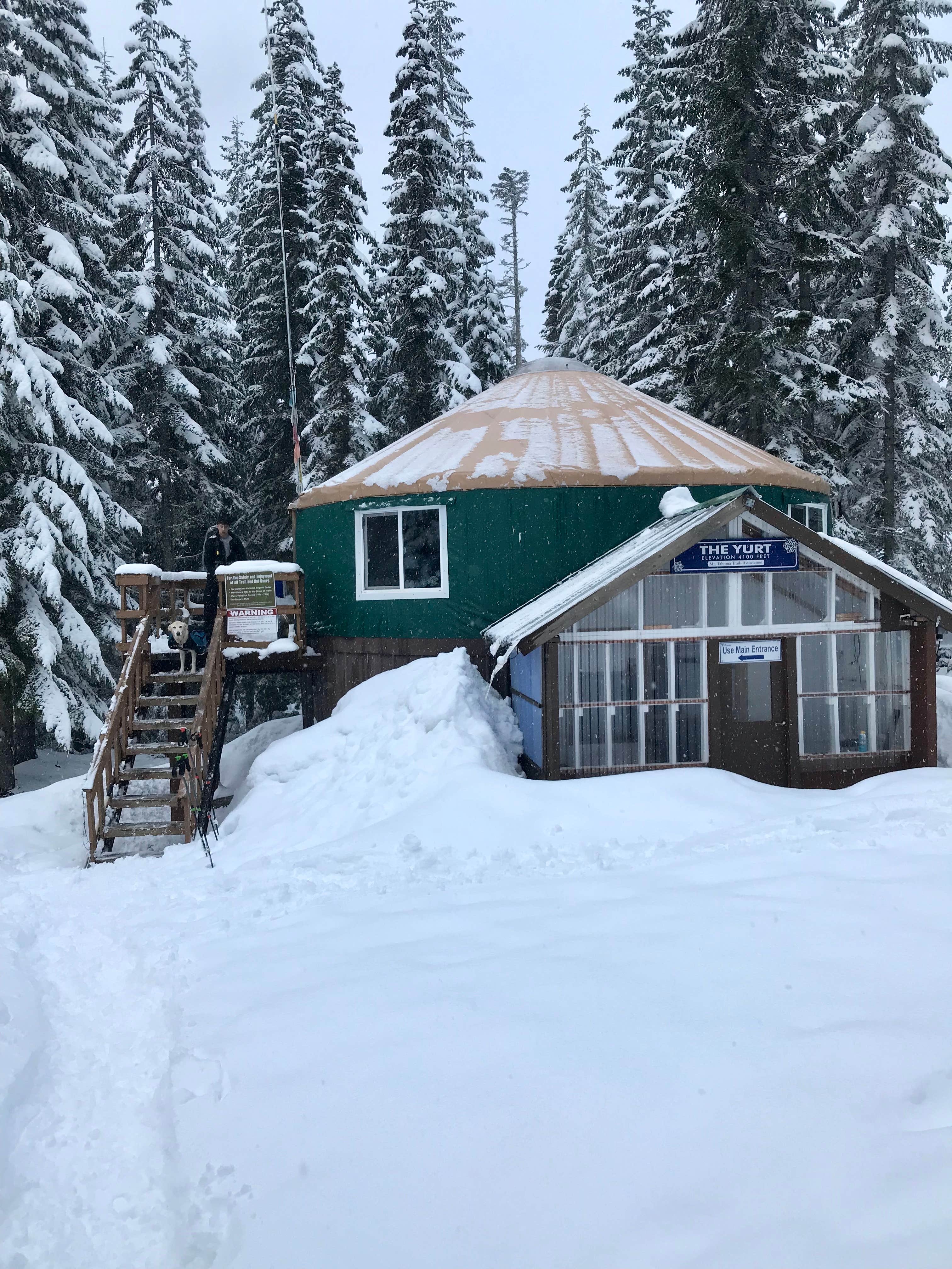 Camper-submitted photo at Yurt Snowshoe near Elbe, WA