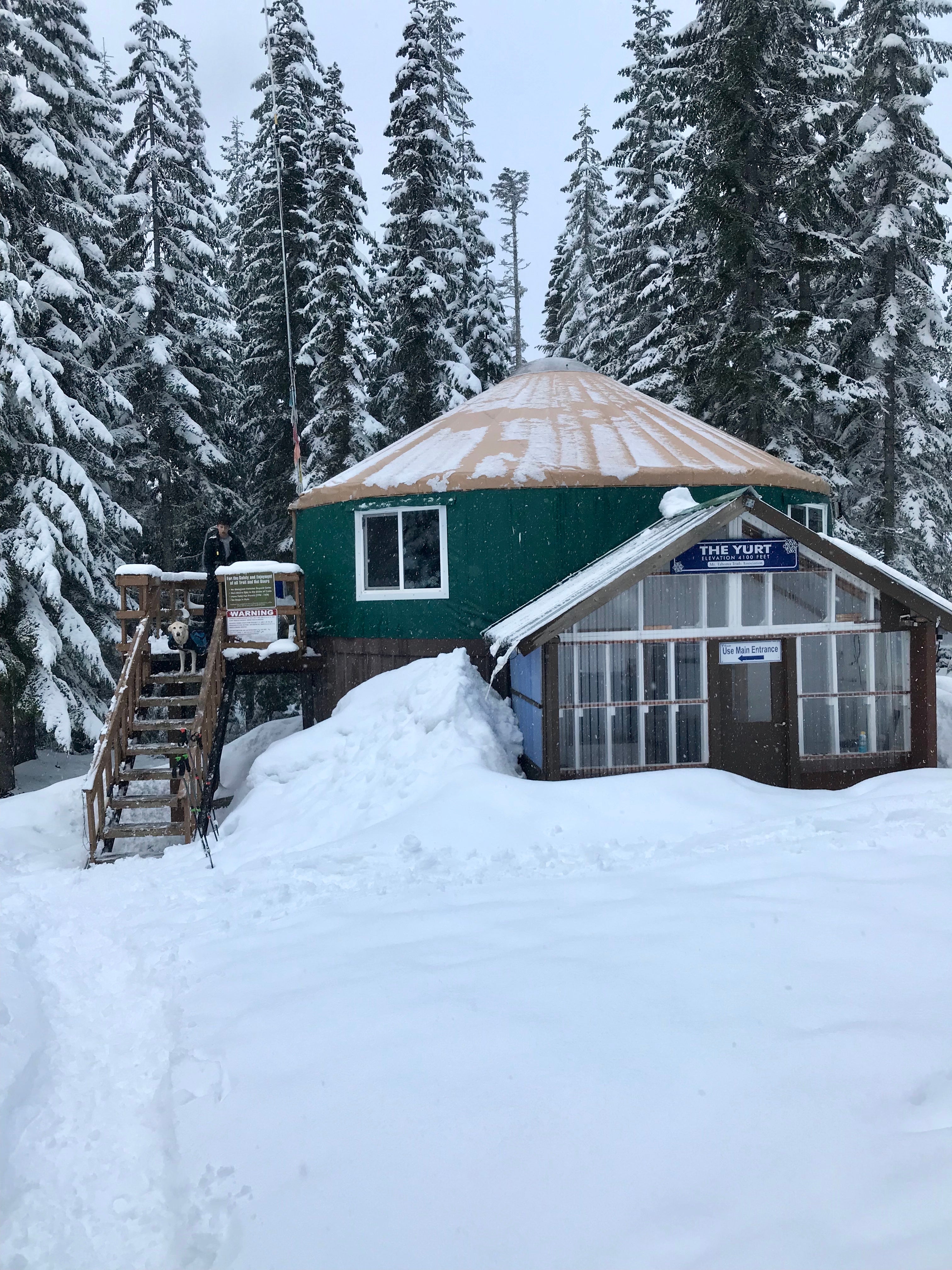 Camper submitted image from Yurt Snowshoe - 5