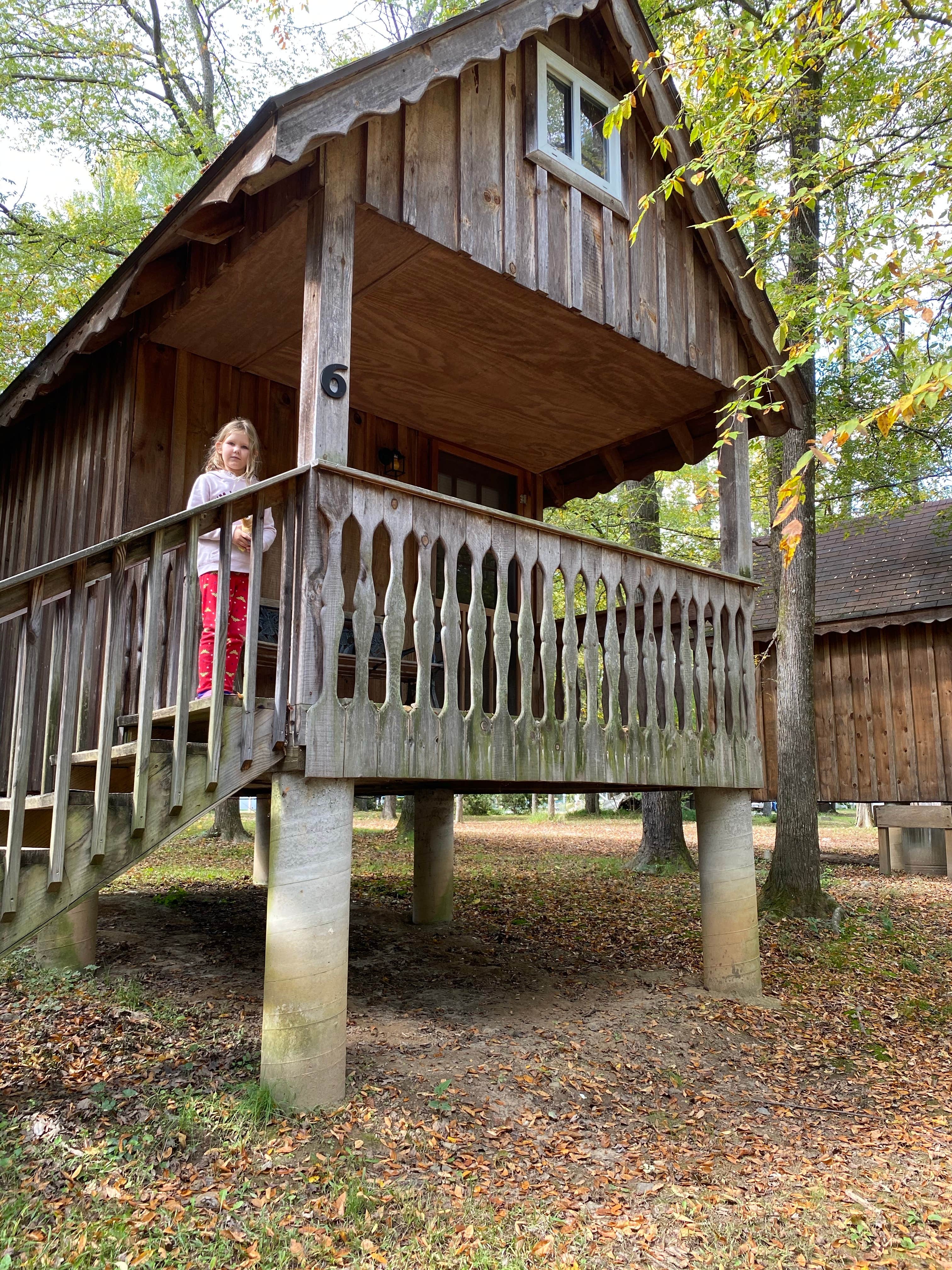 Rachael H.'s photo of a cabin at Hot Springs Campground near Erwin, TN