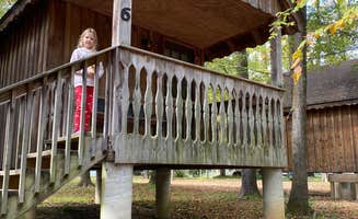 Rachael H.'s photo of a cabin at Hot Springs Campground near Bulls Gap, TN