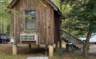 Rachael H.'s photo of glamping accommodations at Hot Springs Campground near Enka, NC