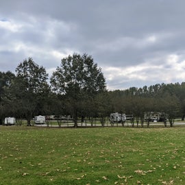 View of the campground from the side.