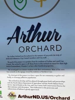 Camper-submitted photo at Arthur Park near West Fargo, ND