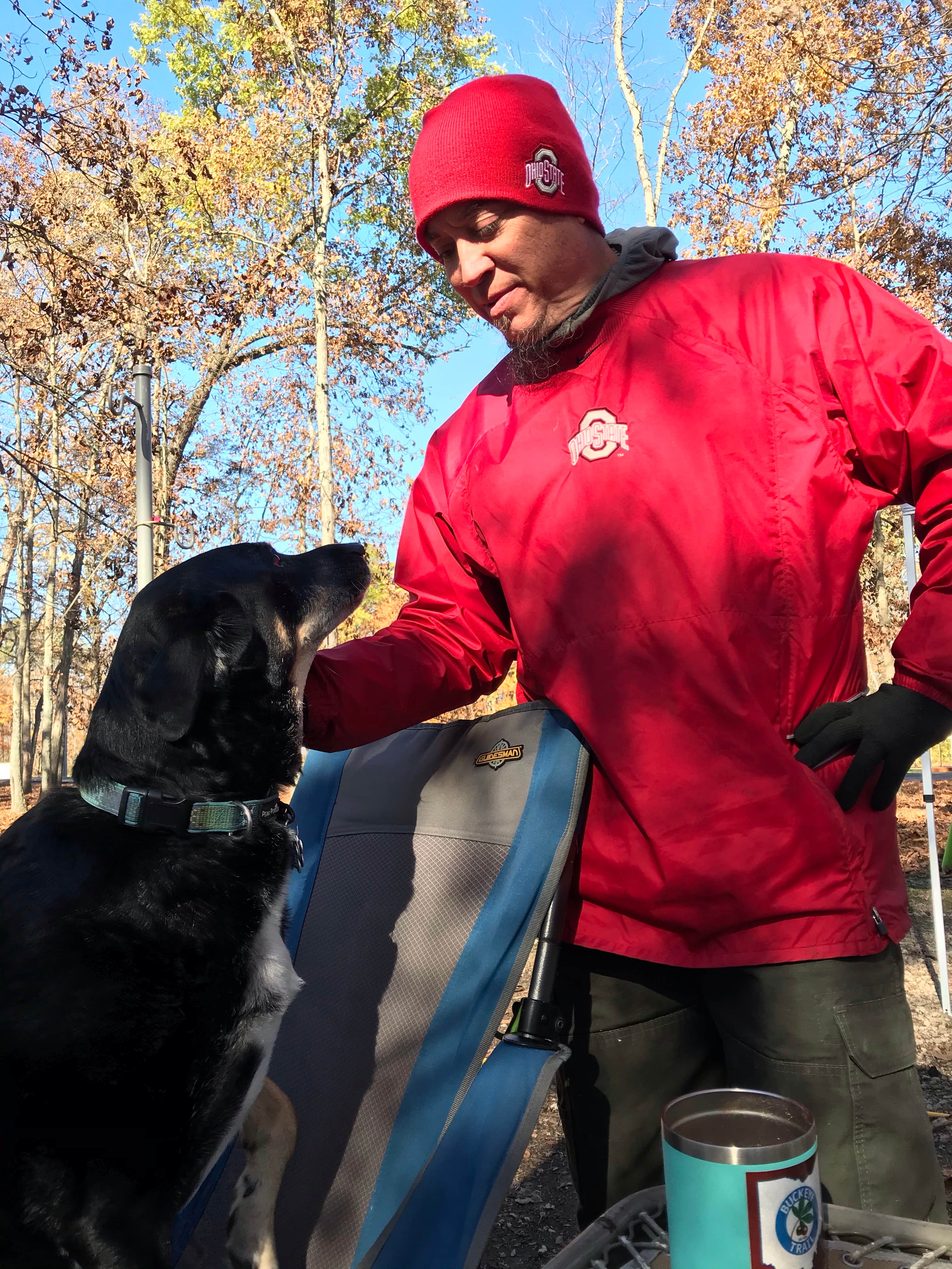 Shannon G.'s photo of camping with pets at A.W. Marion State Park Campground near Pickerington, OH