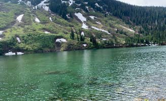 Angela's photo of a dispersed camping area at Red Meadow Lake near Polebridge, MT