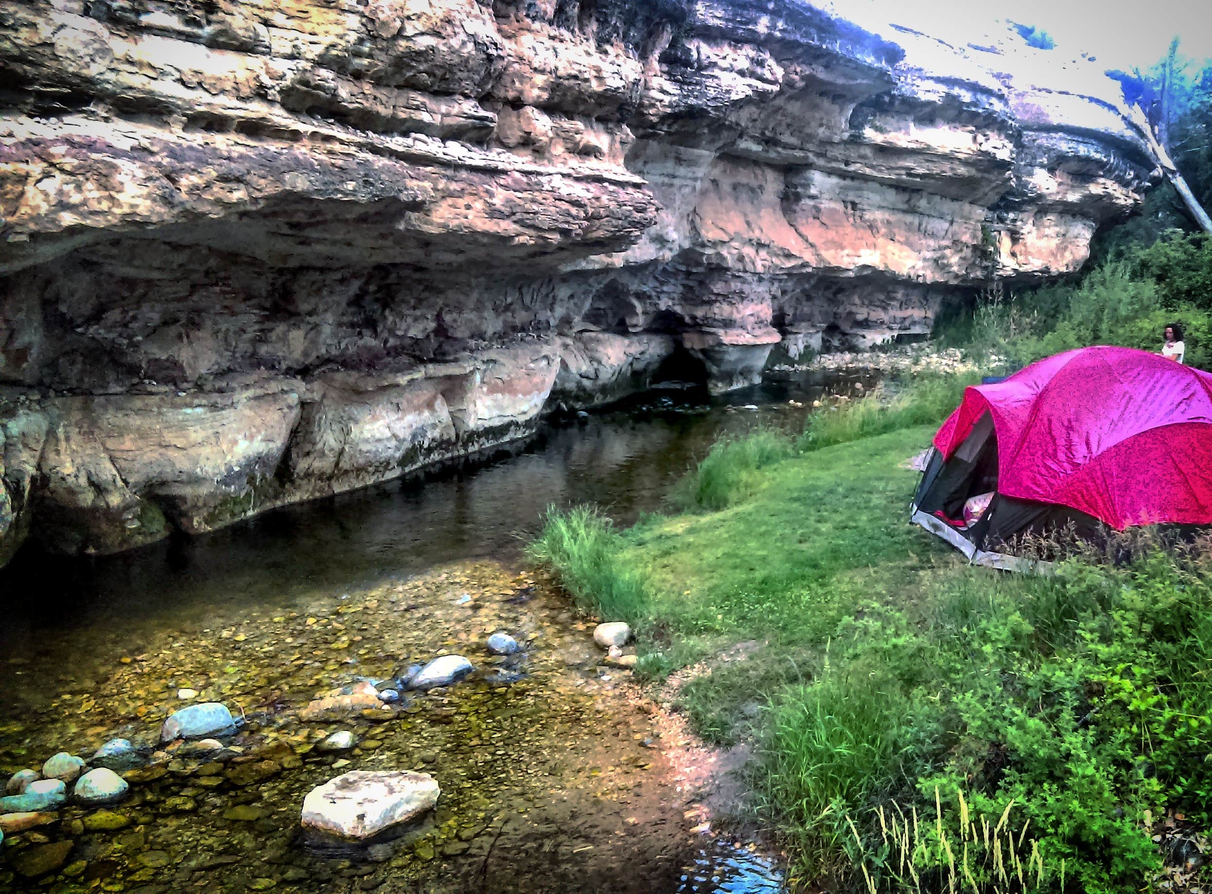 Camper submitted image from Medicine Lodge Archaelogical Site Campground - 3