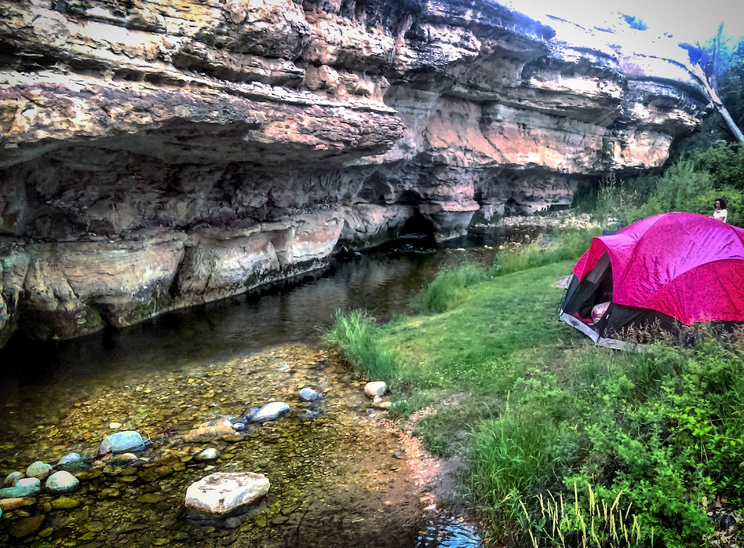 Camper submitted image from Medicine Lodge Archaelogical Site Campground - 2