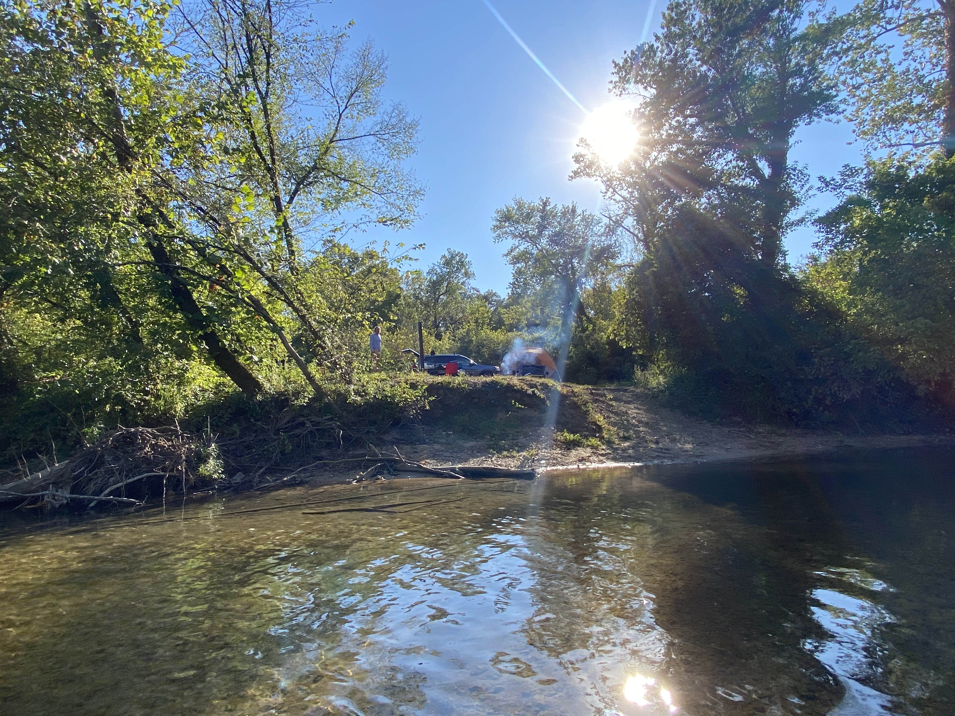 Camper-submitted photo at Two Rivers Backcountry Camping — Ozark National Scenic Riverway near Bunker, MO