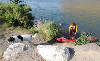 Ed E.'s photo of camping with pets at Swan Falls - Idaho Power near Garden City, ID