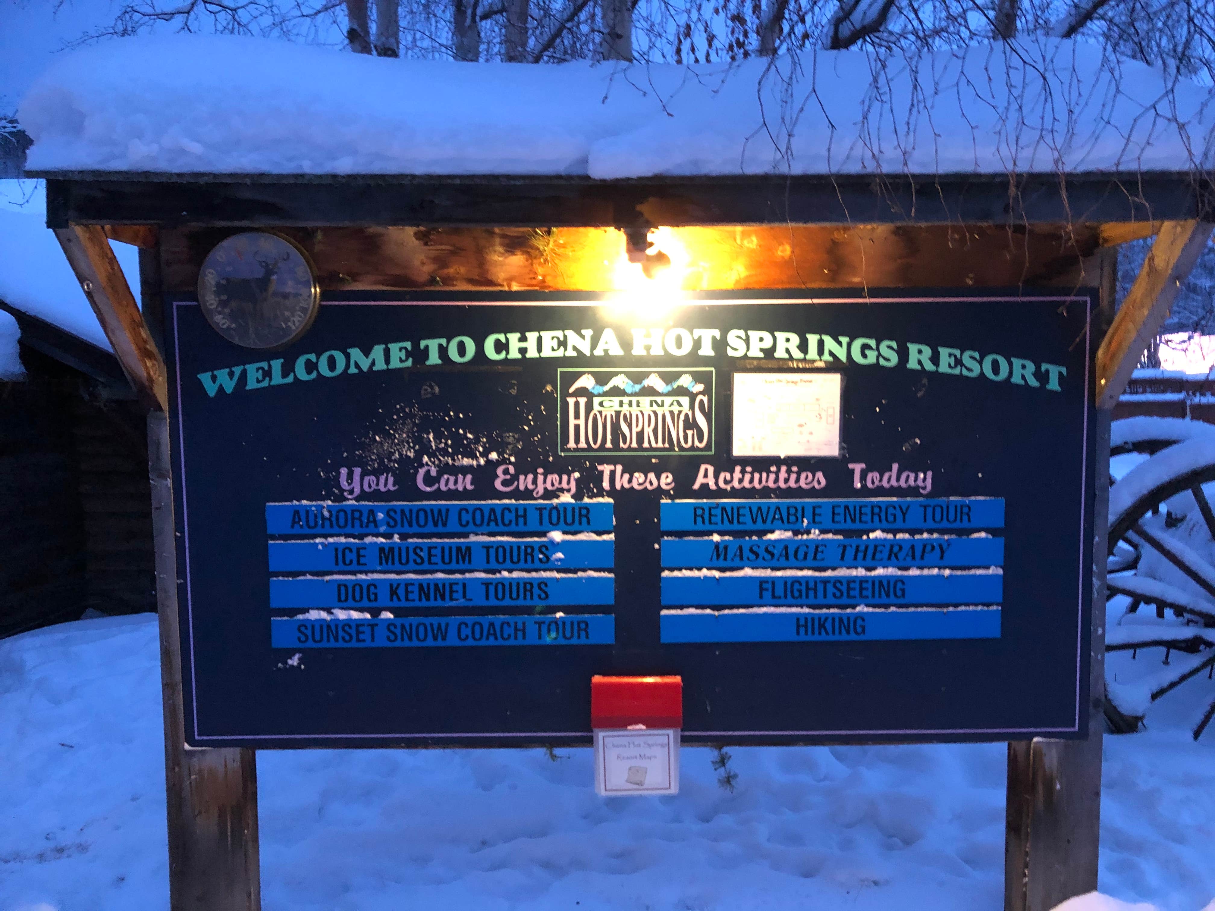Camper-submitted photo at Chena Hot Springs Resort near Eielson AFB, AK