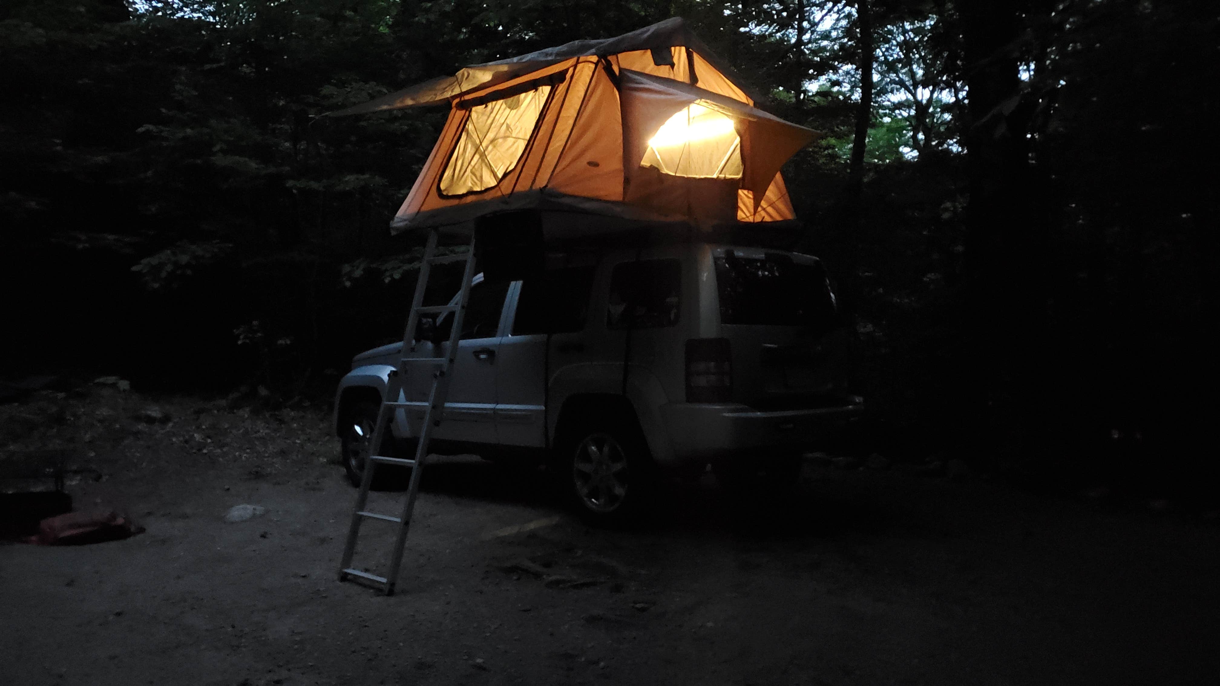 Matt R.'s photo at Lafayette Place Campground — Franconia Notch State Park near Franconia, NH