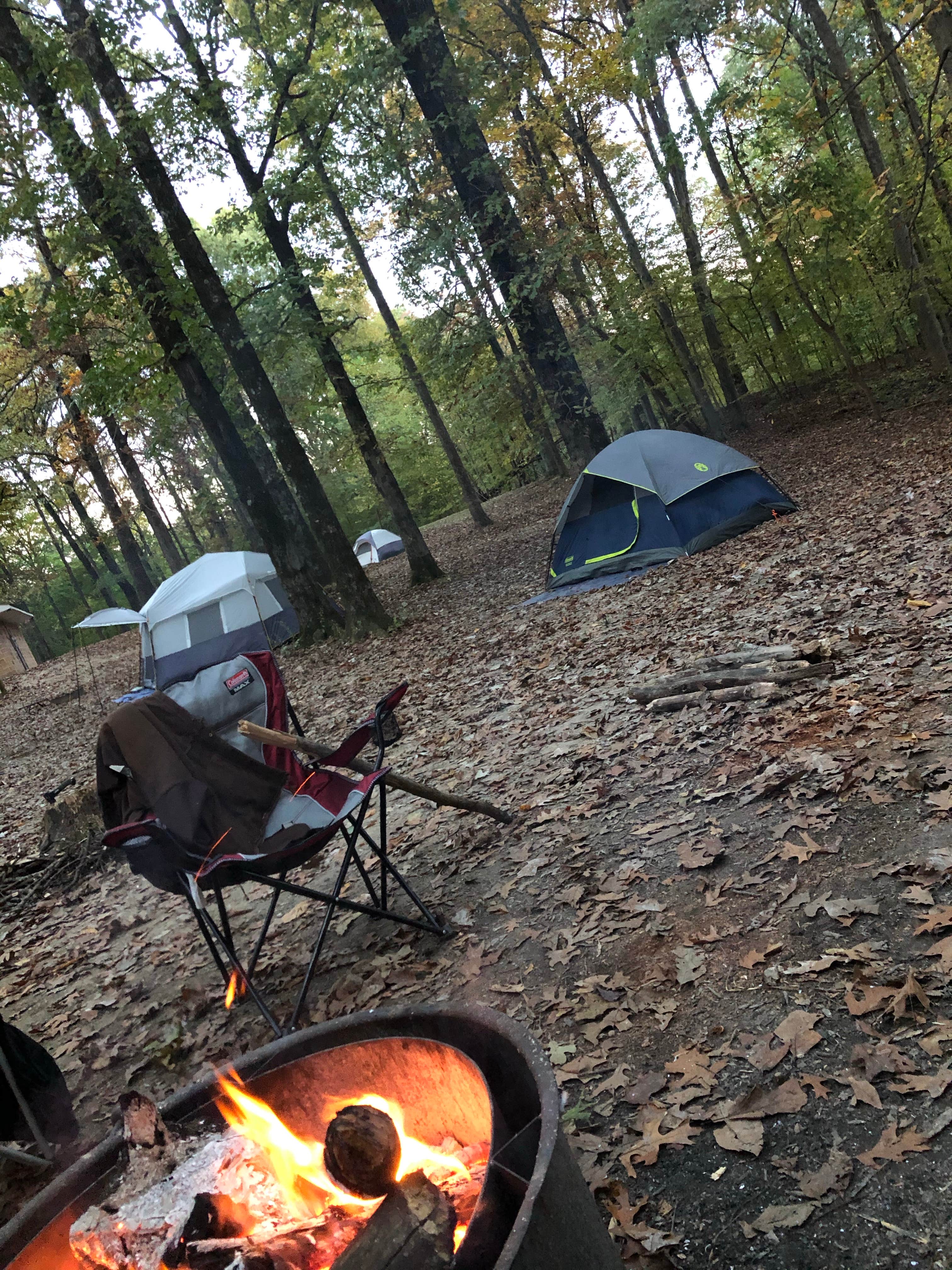 Brittni F.'s photo of tent camping at Fort Pillow Historic State Park Campground near Memphis, TN