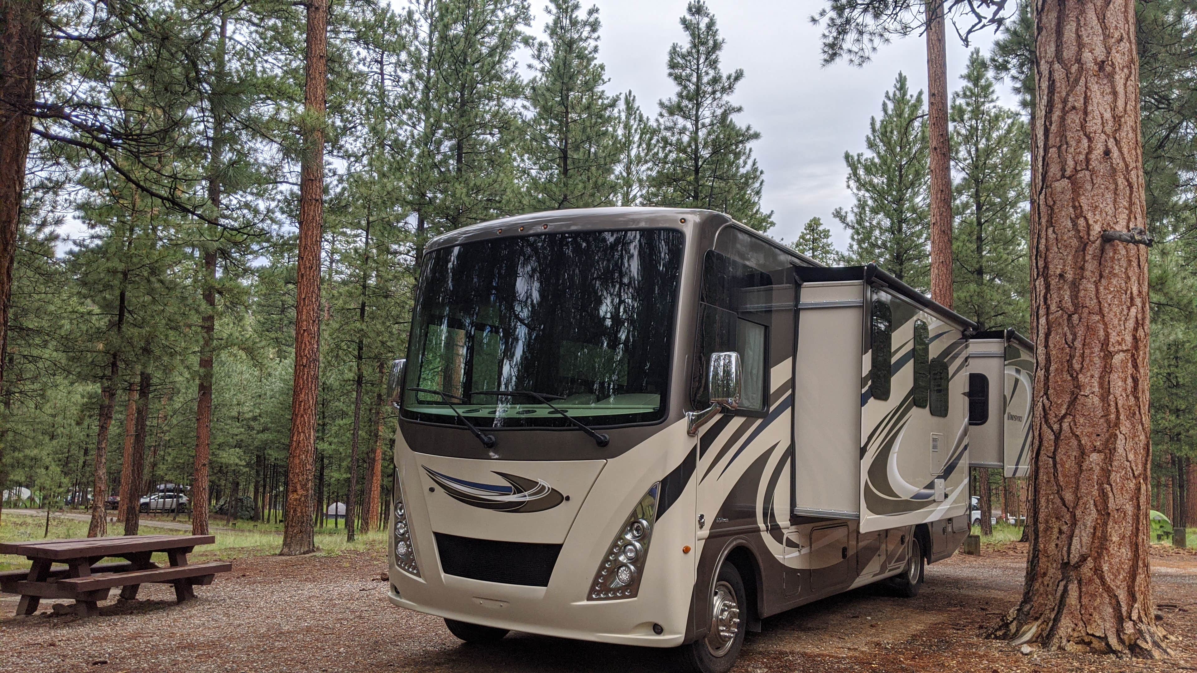 Reuben's photo of rv camping at Jemez Falls Campground near Gallina, NM