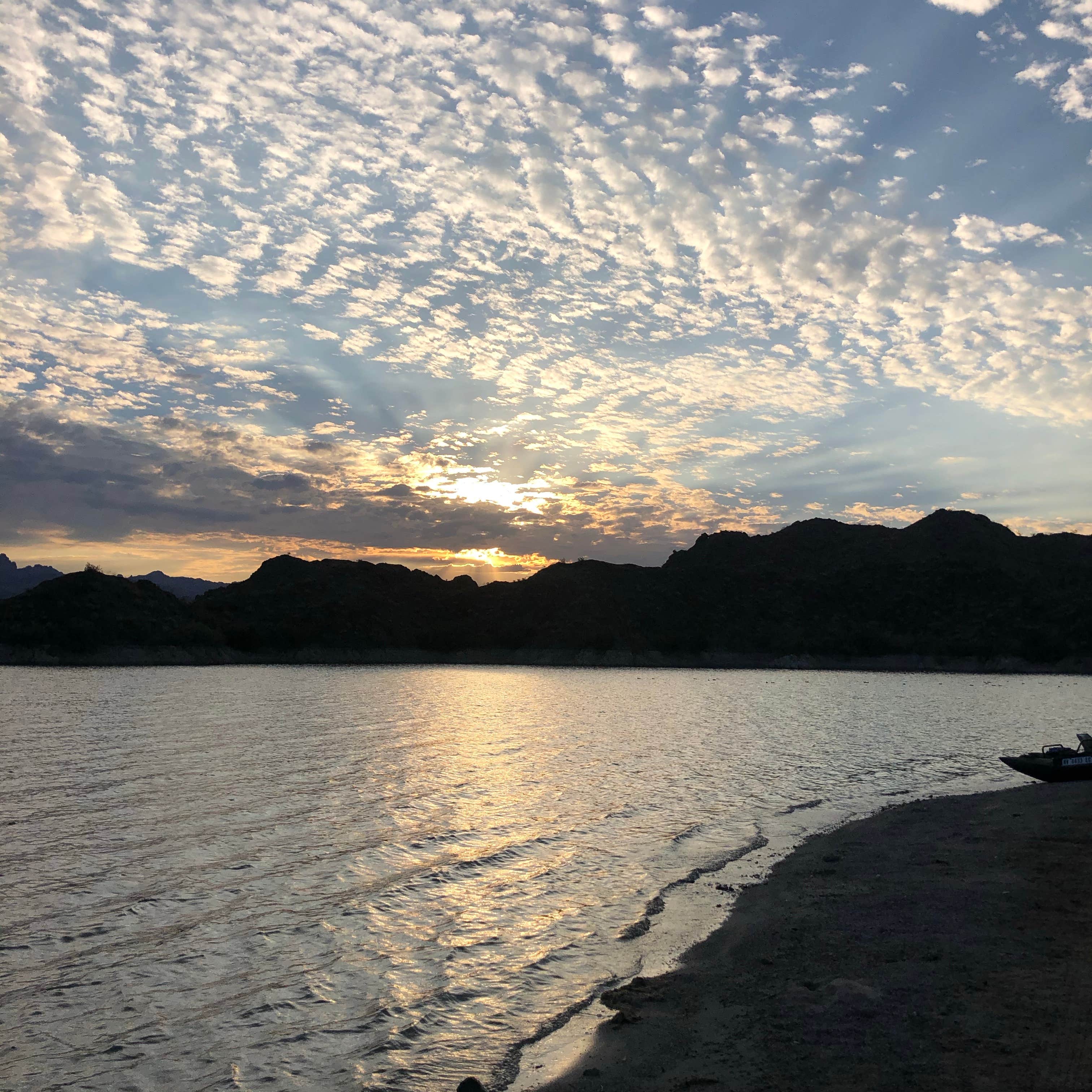 Tim P.'s photo of a dispersed camping area at Lake Mohave - Nevada Telephone Cove — Lake Mead National Recreation Area near Laughlin, NV