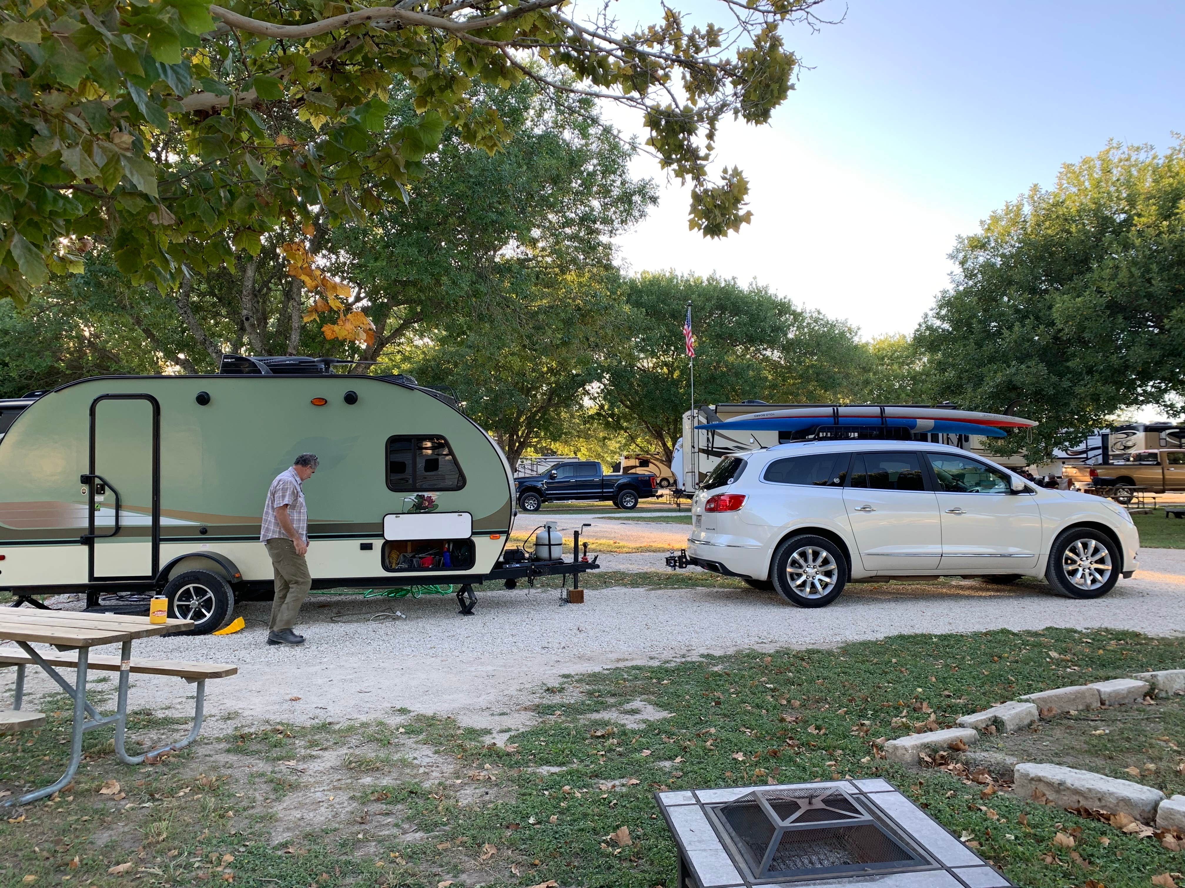 Becky B.'s photo of rv camping at Rio Guadalupe Resort & RV Park near Spring Branch, TX