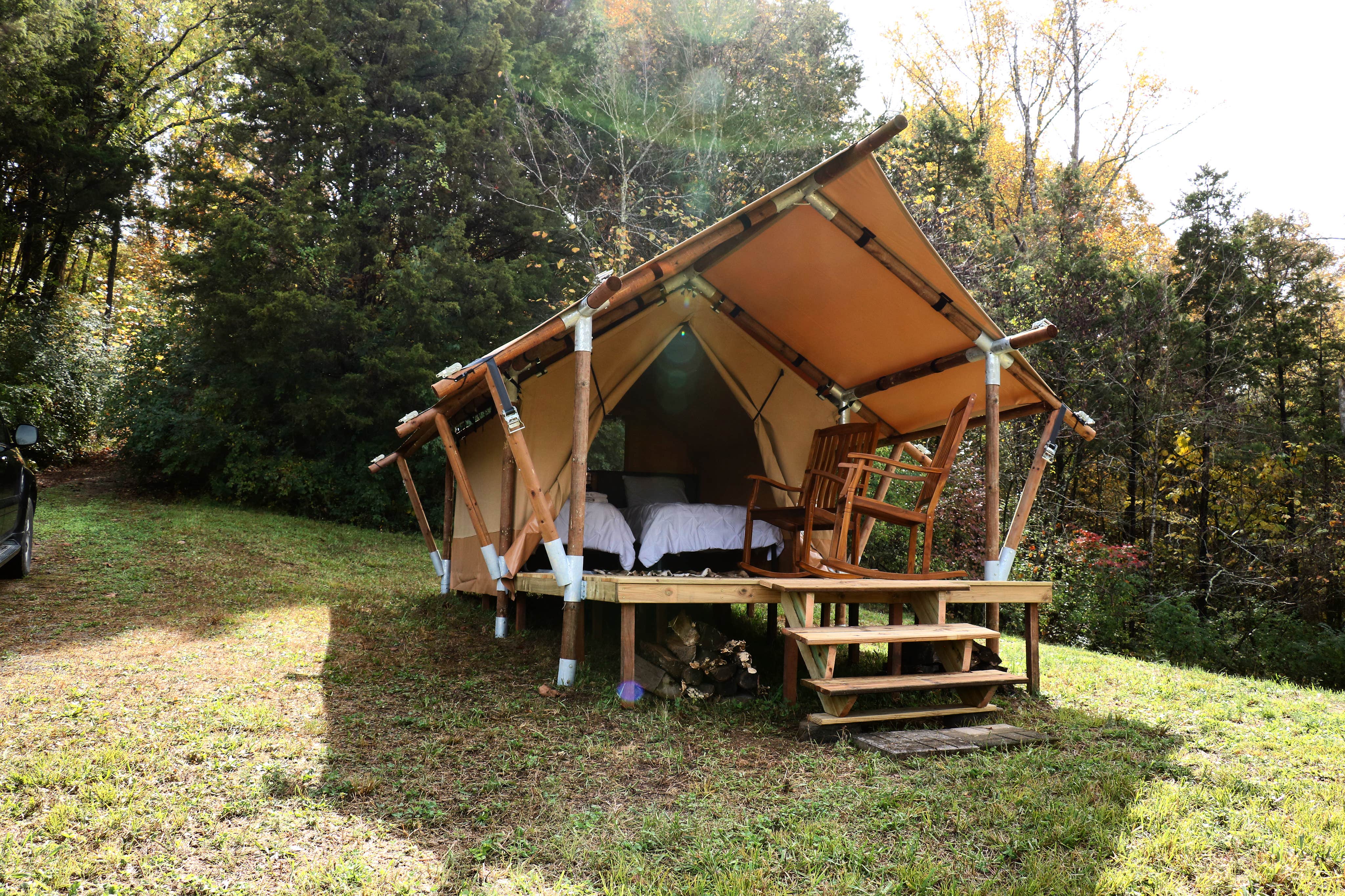 GlampKnox's photo of tent camping at GlampKnox near Shawanee, TN