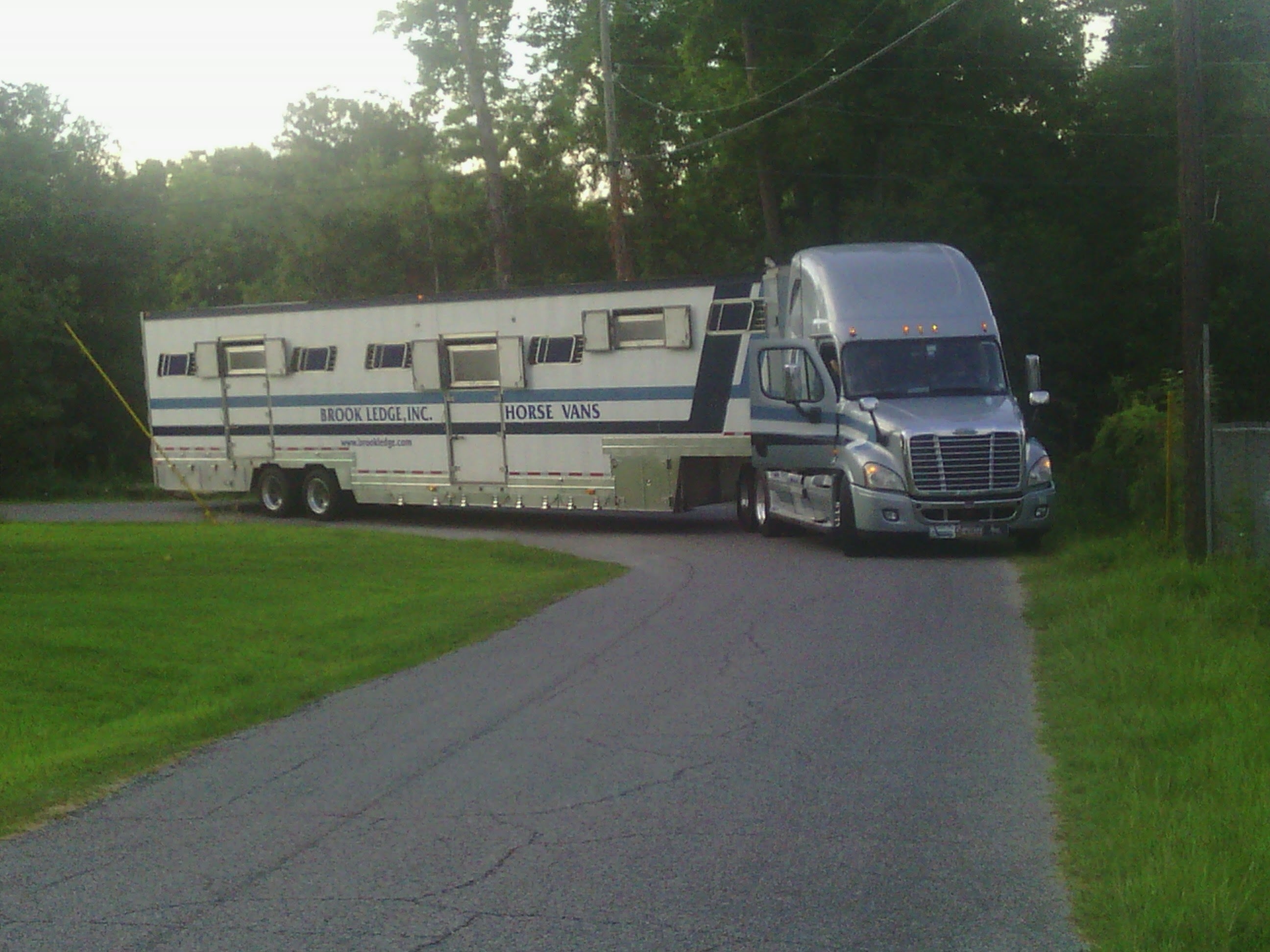 Brookledge Horse Transportation visited.