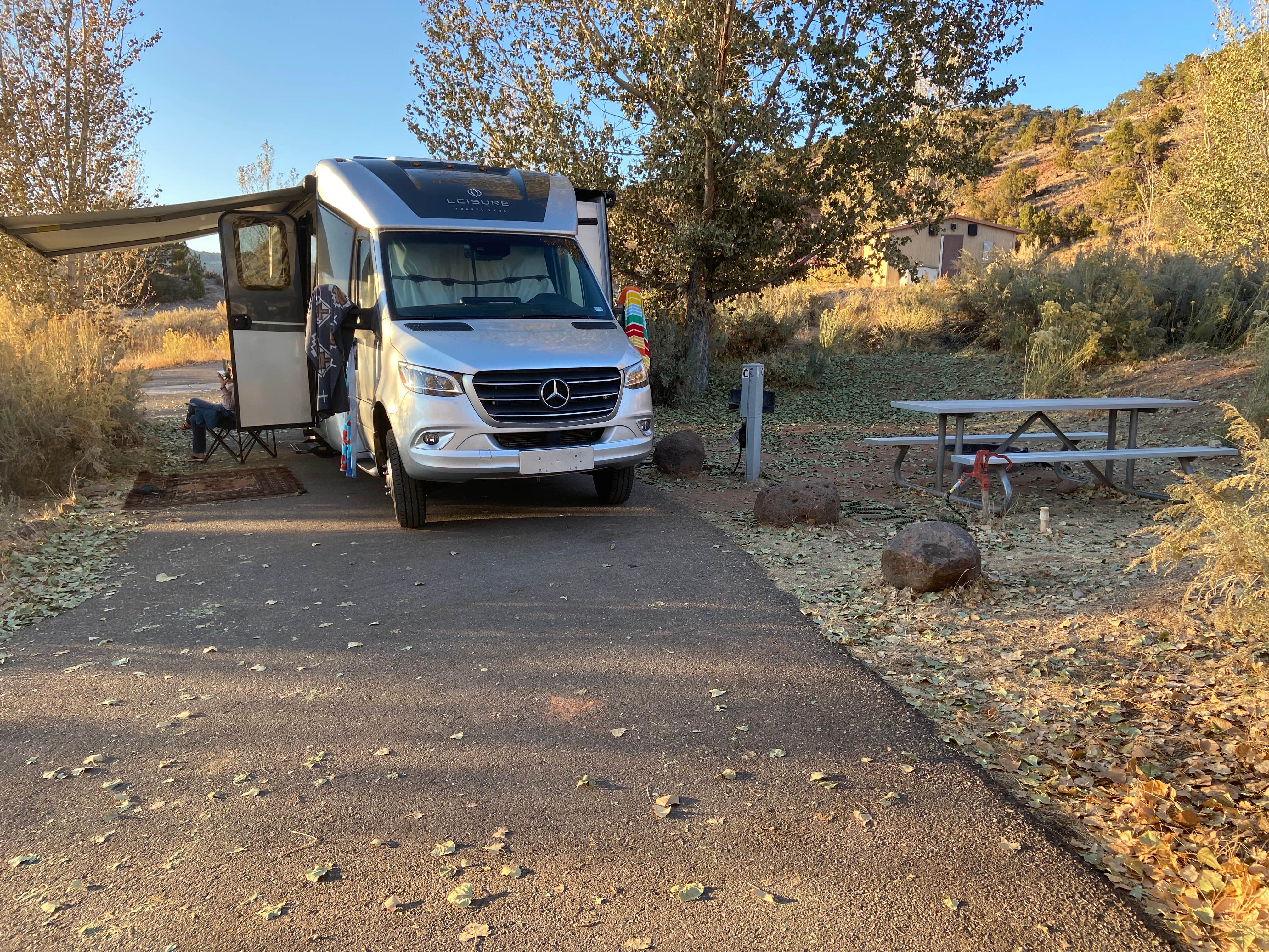RichMichelle M.'s photo of rv camping at Lake View Campground — Escalante State Park near Escalante, UT
