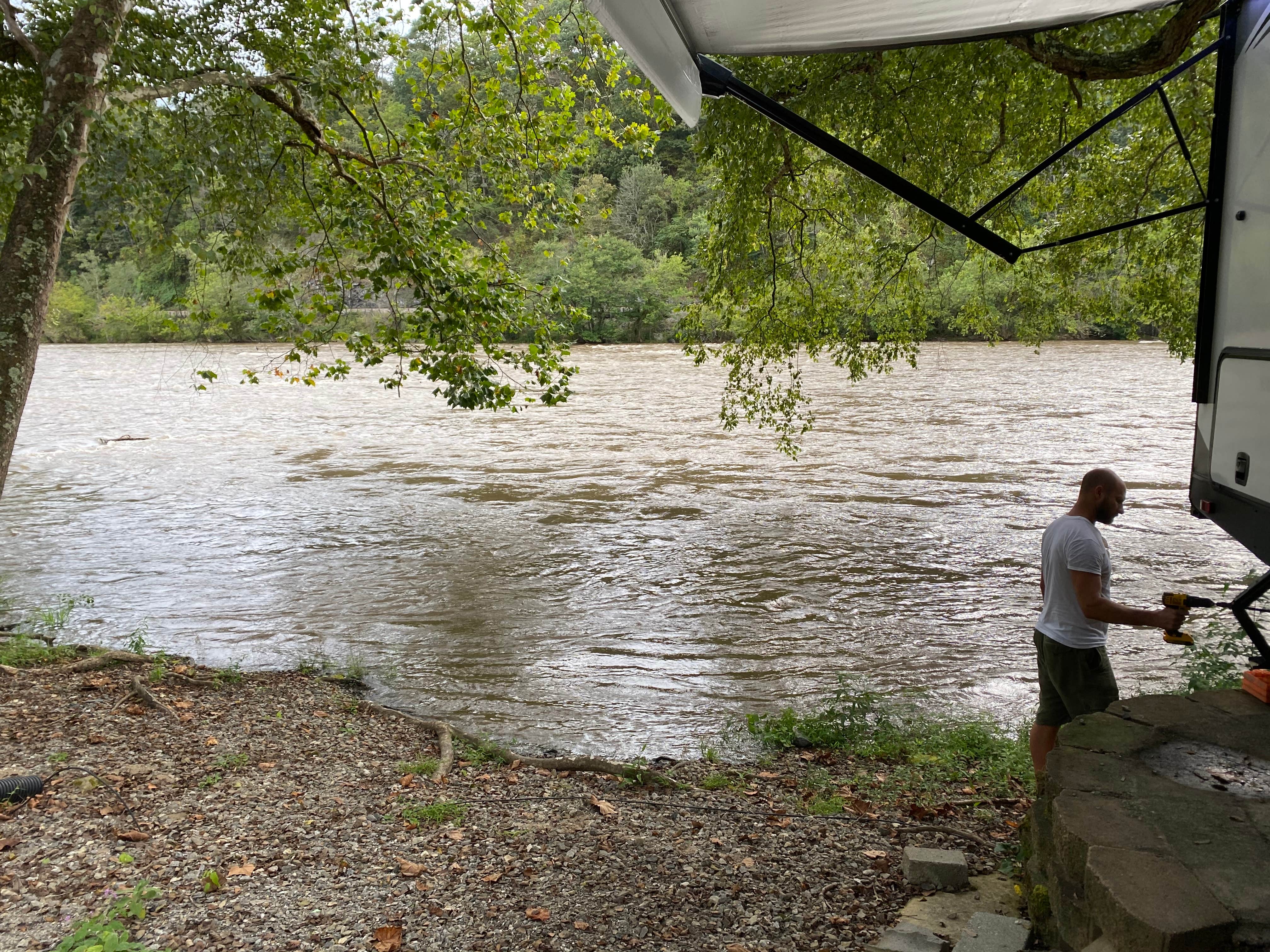 Maria K.'s photo at French Broad River Campground - Permanently Closed near Blountville, TN