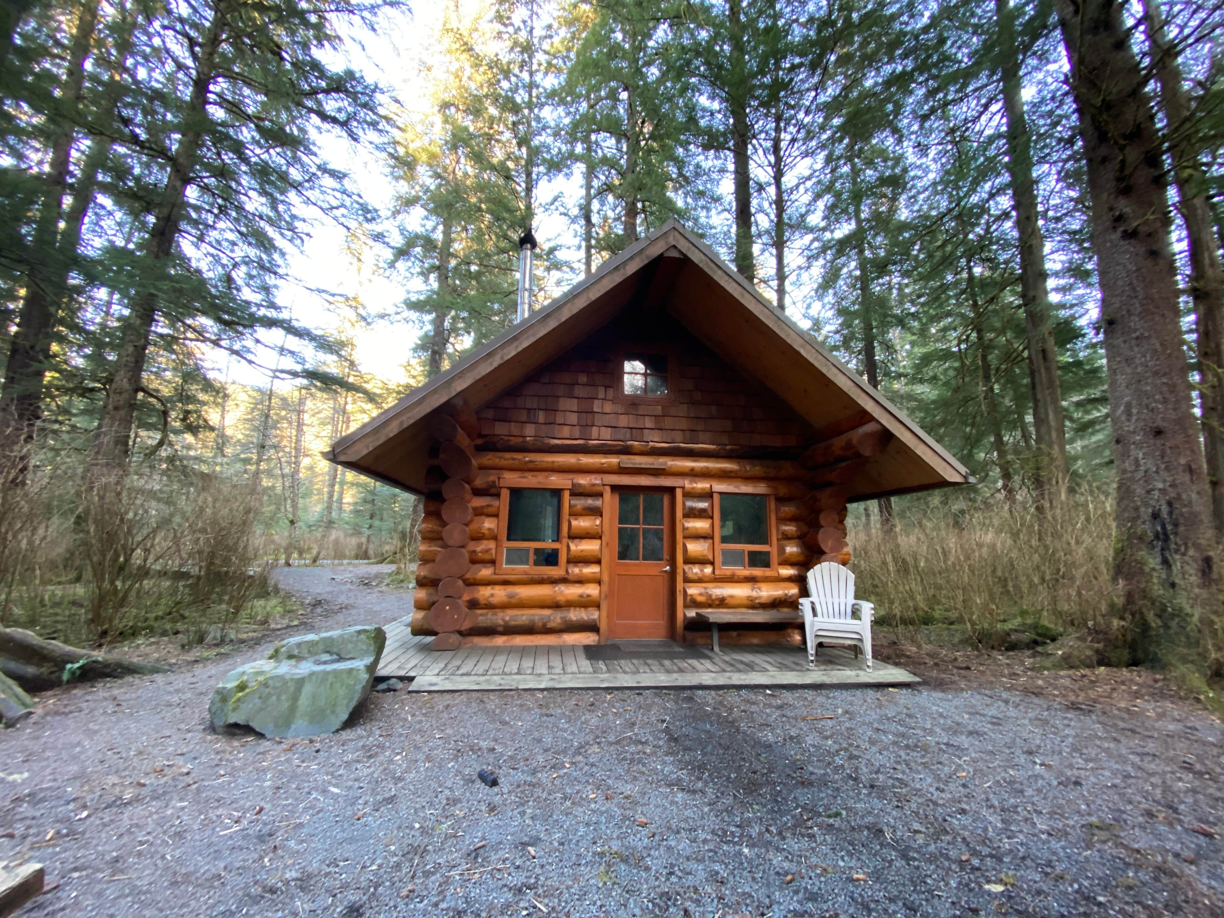 Phinneaus B.'s photo of a cabin at Starrigavan Creek Cabin near Sitka, AK