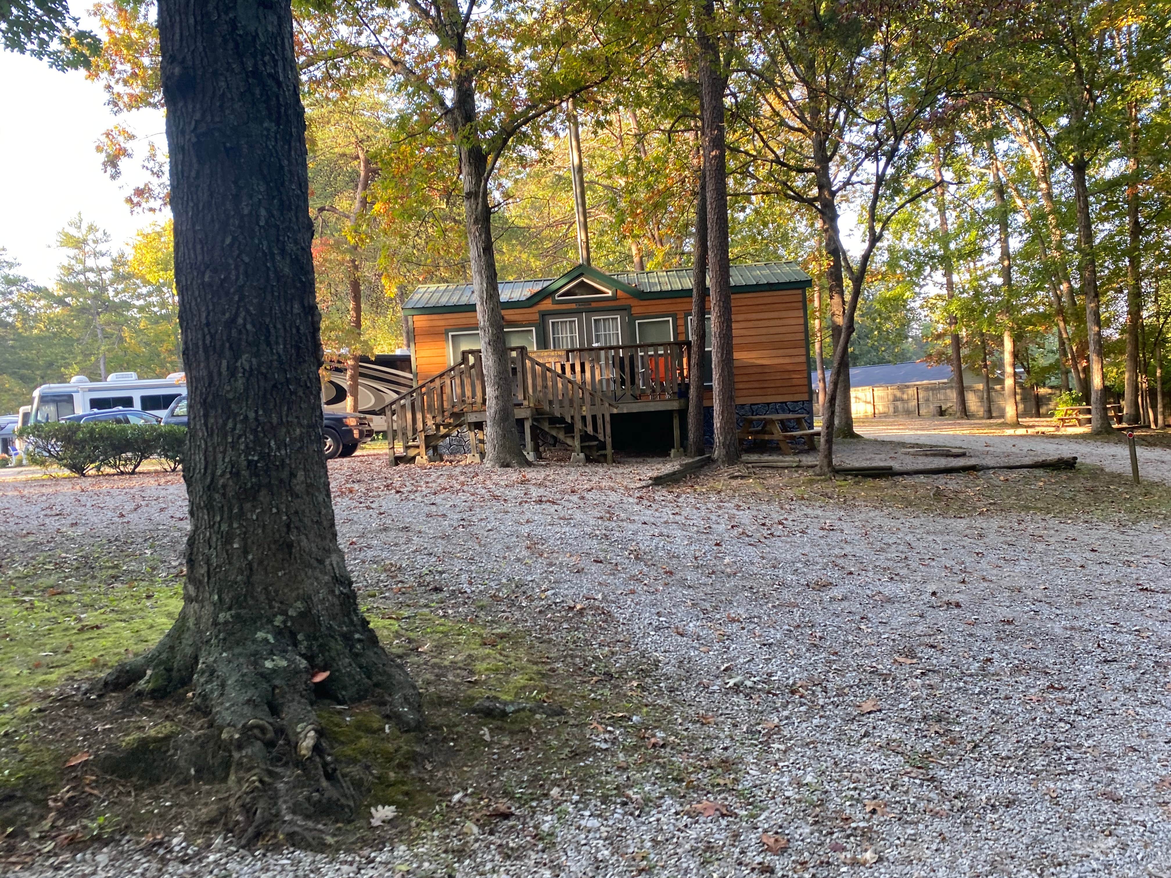 Shelly S.'s photo of glamping accommodations at Corbin - Laurel Lake KOA near Stanford, KY
