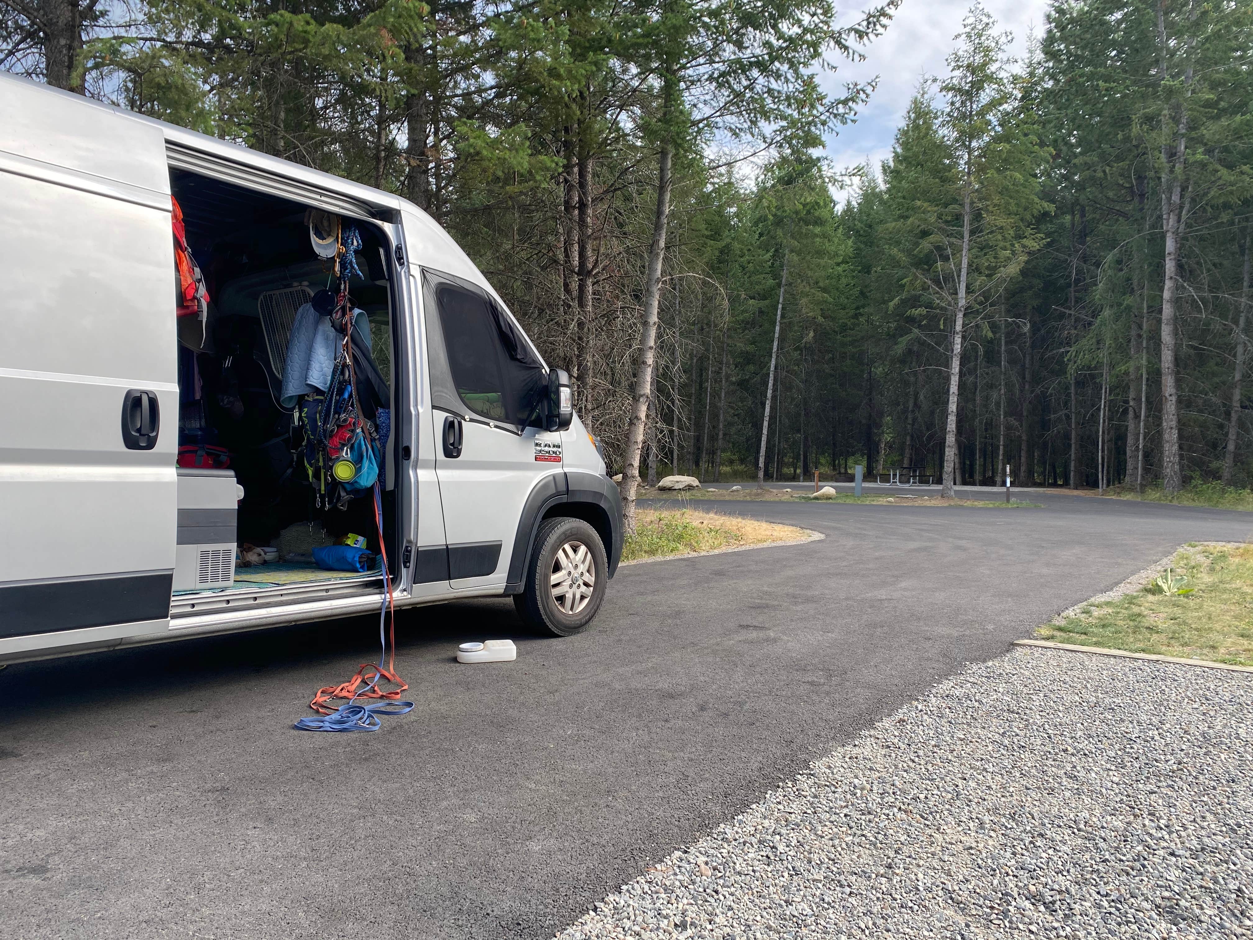 Shelly S.'s photo of rv camping at Gilmore Campground — Farragut State Park near Kootenai, ID