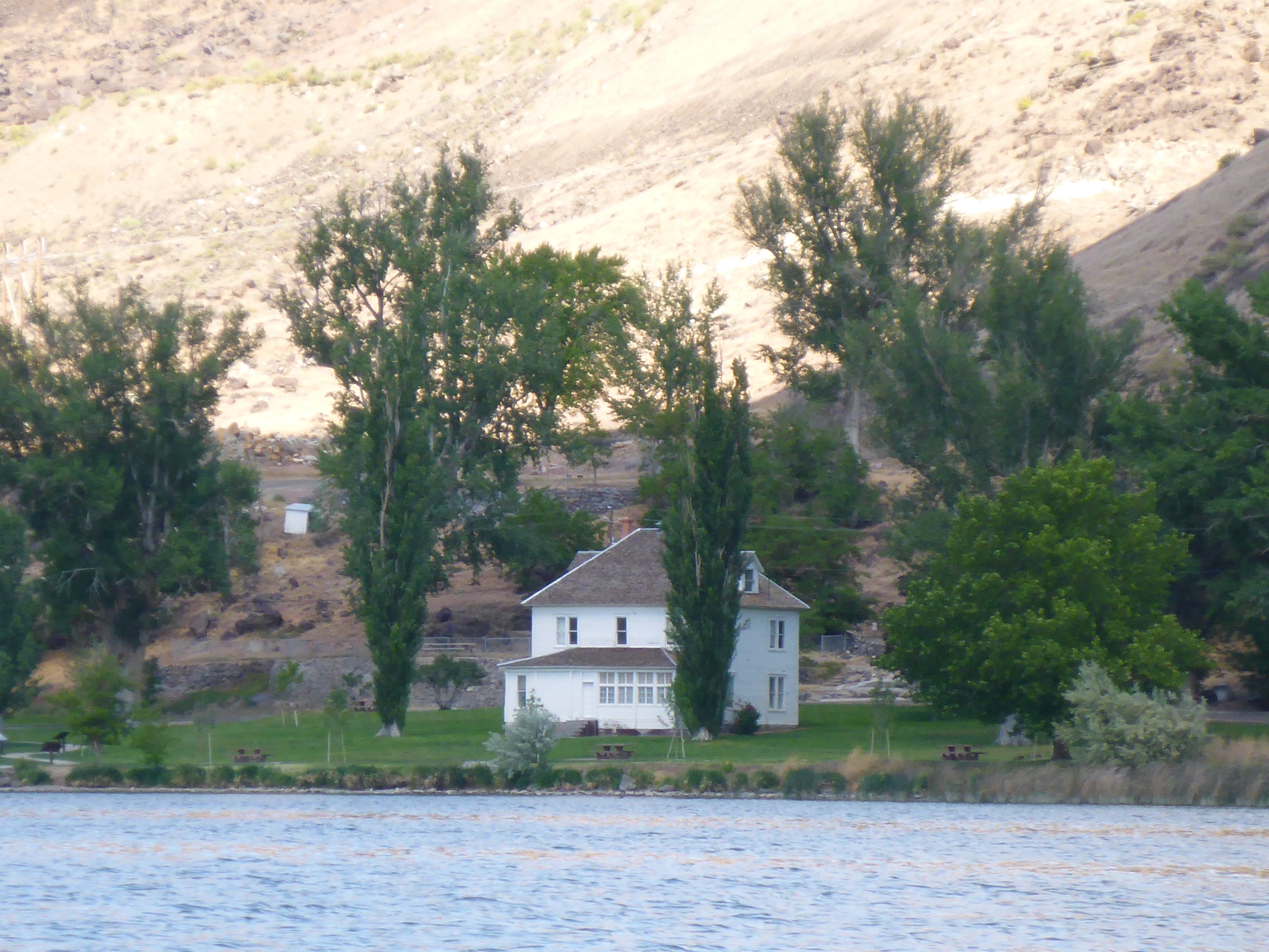 View from the river. 