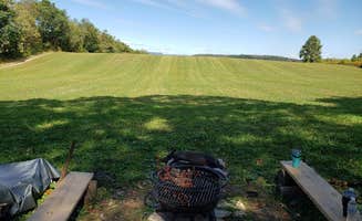 Jen R.'s photo of tent camping at Camp Starry Night at Gulyan Farms near Oxford, NJ