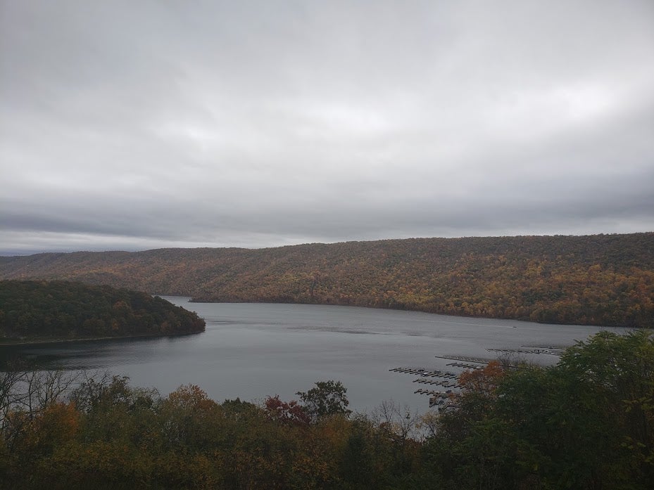 View from visitors center at Raystown Lake