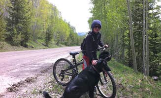 Morgan Y.'s photo of camping with pets at USFSR 550 - Dispersed Camping near Medicine Bow-Routt National Forests and Thunder Basin National Grassland