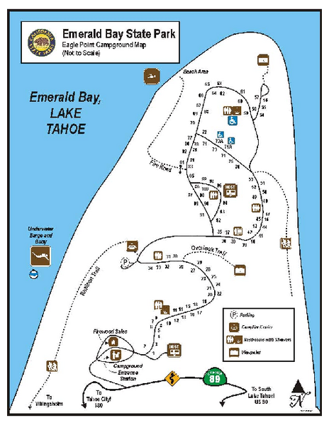 Camper submitted image from Eagle Point Campground — Emerald Bay State Park - 4