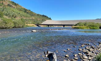 Shelly S.'s photo of camping with pets at Riverside Park Campground near Thayne, WY