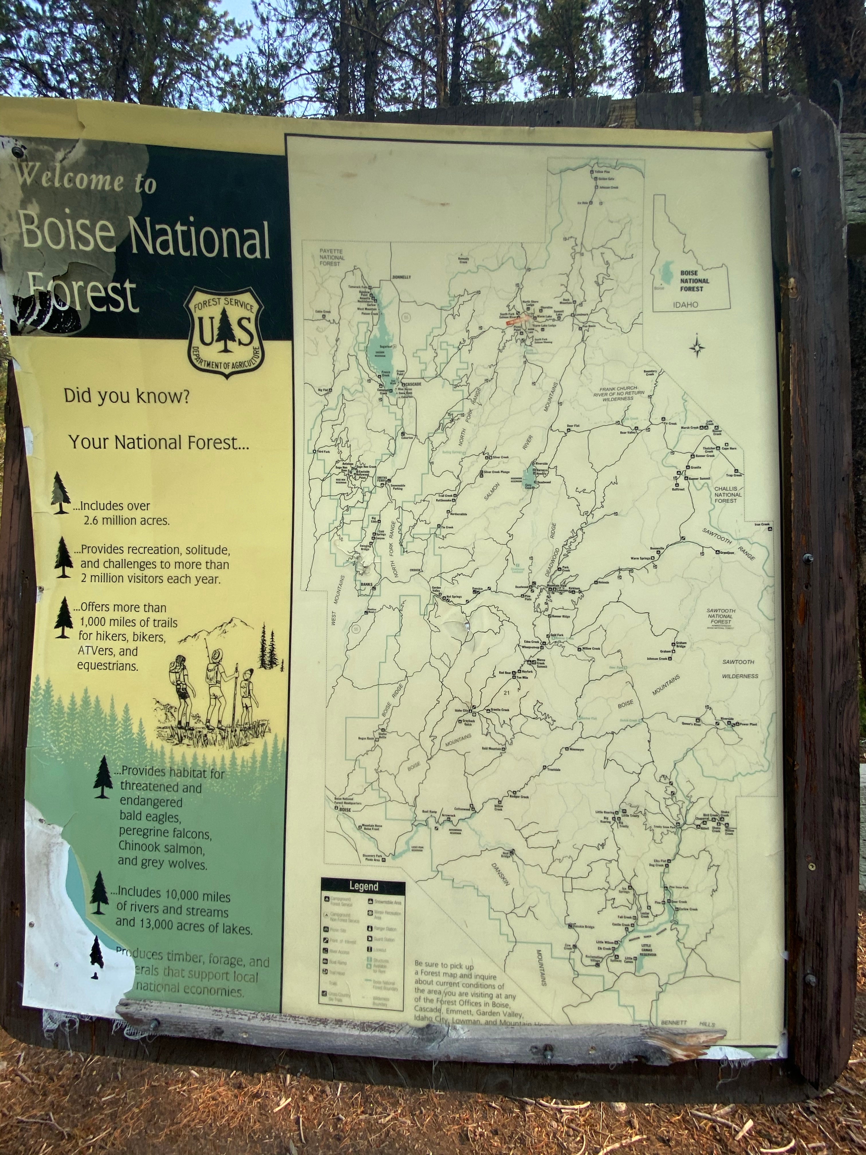 Hiking map